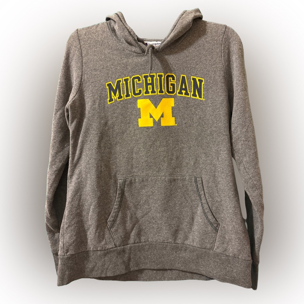 UM University of Michigan Wolverines Champion Hoodie, Large